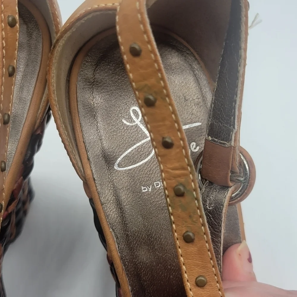 Le Due by Due Farina platform Sandals size 39 see description
